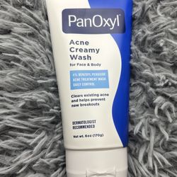 PanOxyl acne creamy wash