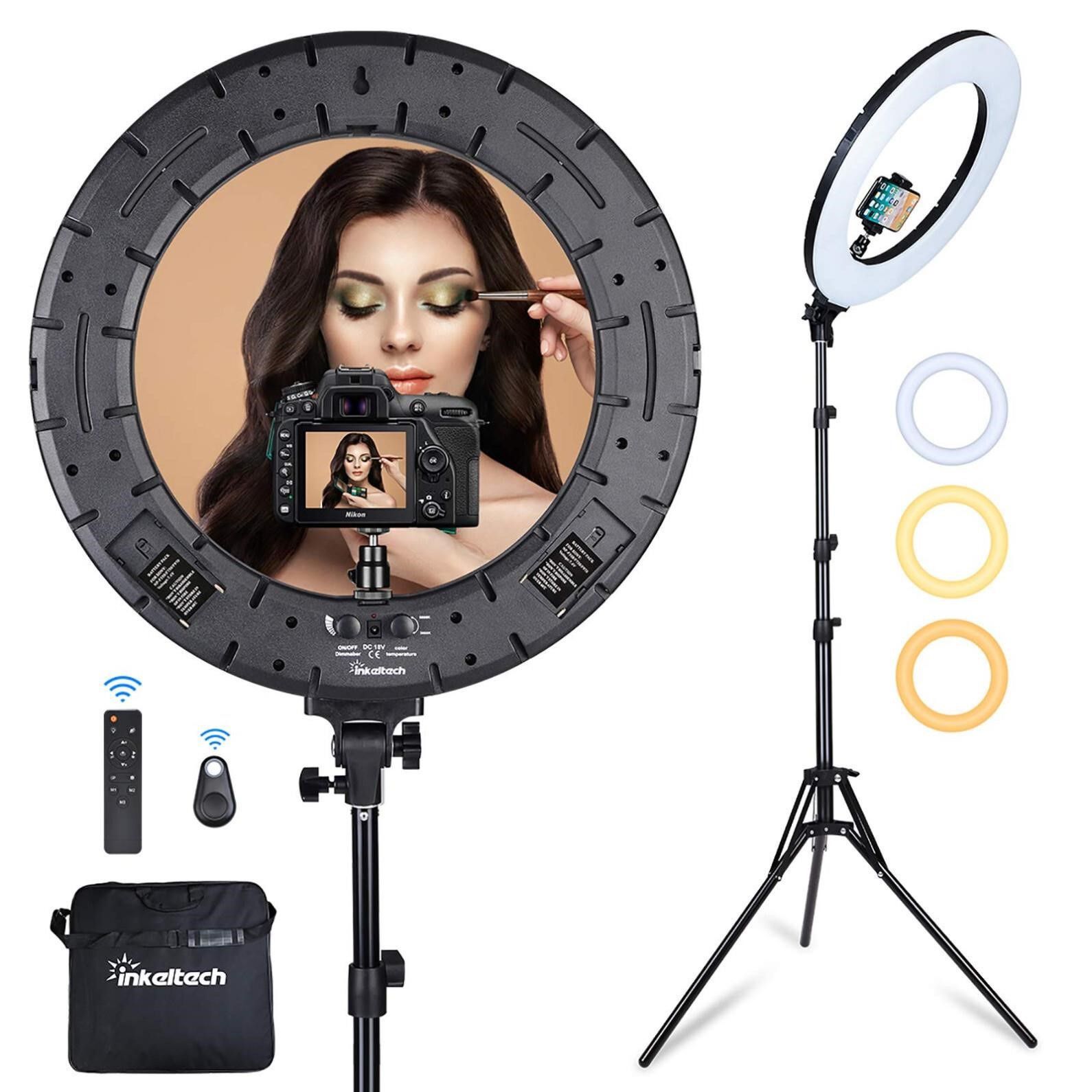 Inkeltech Ring Light - 18 inch 60 W Dimmable LED