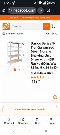 5 tier galvanized steel storage racks