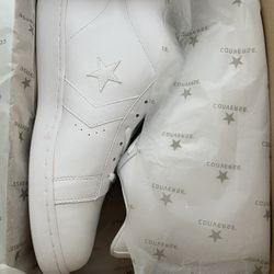 Converse Pro Leather Hi - All white 