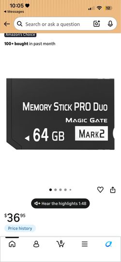 64 gb memory stick pro duo