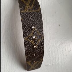 Authentic leather Louis Vuitton iPhone Apple Watch Band Only 
