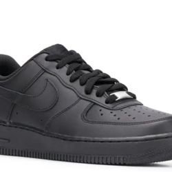 Black Air Force 1s Size 9