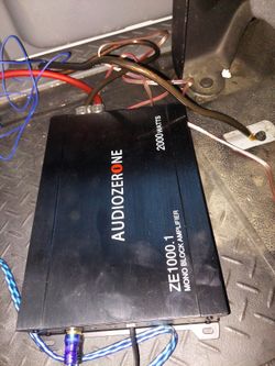 15 inch kicker sub and 2000watt amp