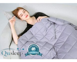 Qusleep Diamond Weighted Blanket - 48''72''15LB - Calm, Sleep Better and Relax naturally. Multiple Sizes and for Adult and Kids