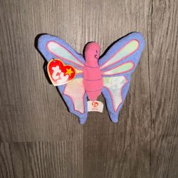 Ty Teenie Beanie Babies Flitter Butterfly Plush