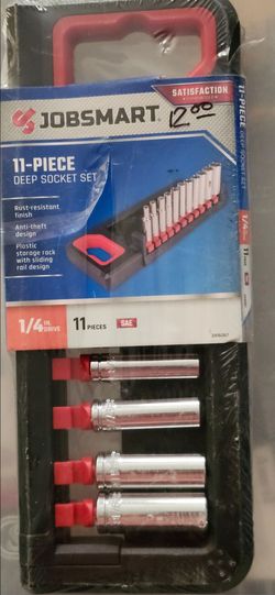 JobSmart 11-Piece Deep Socket Set