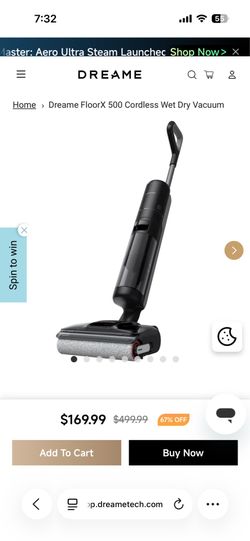 DREAME wet dry vacuum