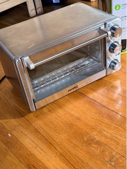 Comfee 4-Slice Stainless Steel Toaster Oven – Bake, Broil & Toast