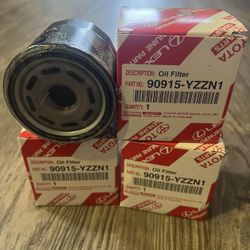 *SET OF 3* Toyota Oil Filter 90915-YZZN1