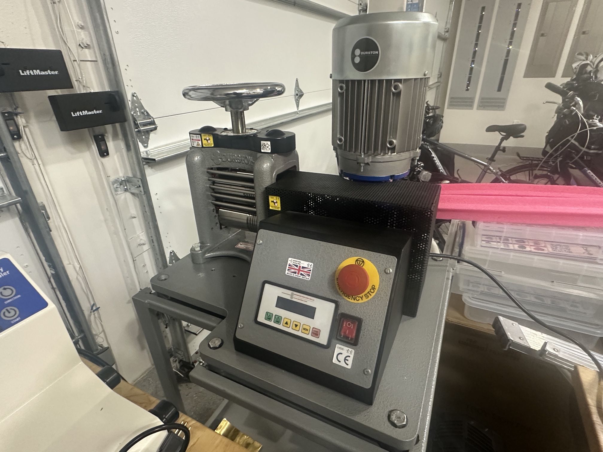 Durston TUI C130 Electric Rolling Mill + Stand | Jewelry Tool | 130mm Combo