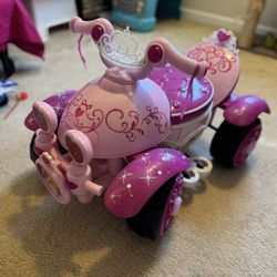 Princess Electric Ride on Quad Toy, for Children Ages 18+ months