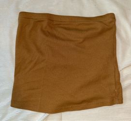 Brown tube top
