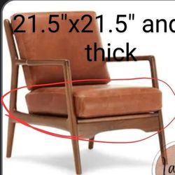 Delivery Avail $30 Each Chunky Brown Seat Cushion Cushions