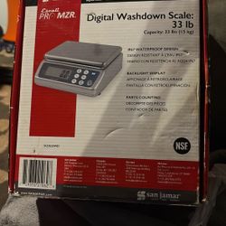 Digital Wash down  Scale San Jamar 