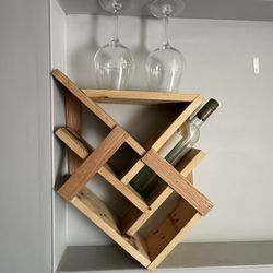 Wood Wine Holder 