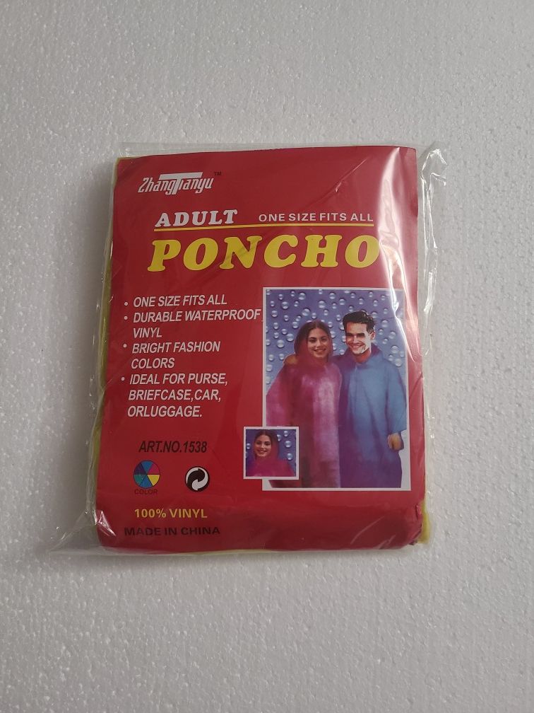 Rain poncho coat jacket