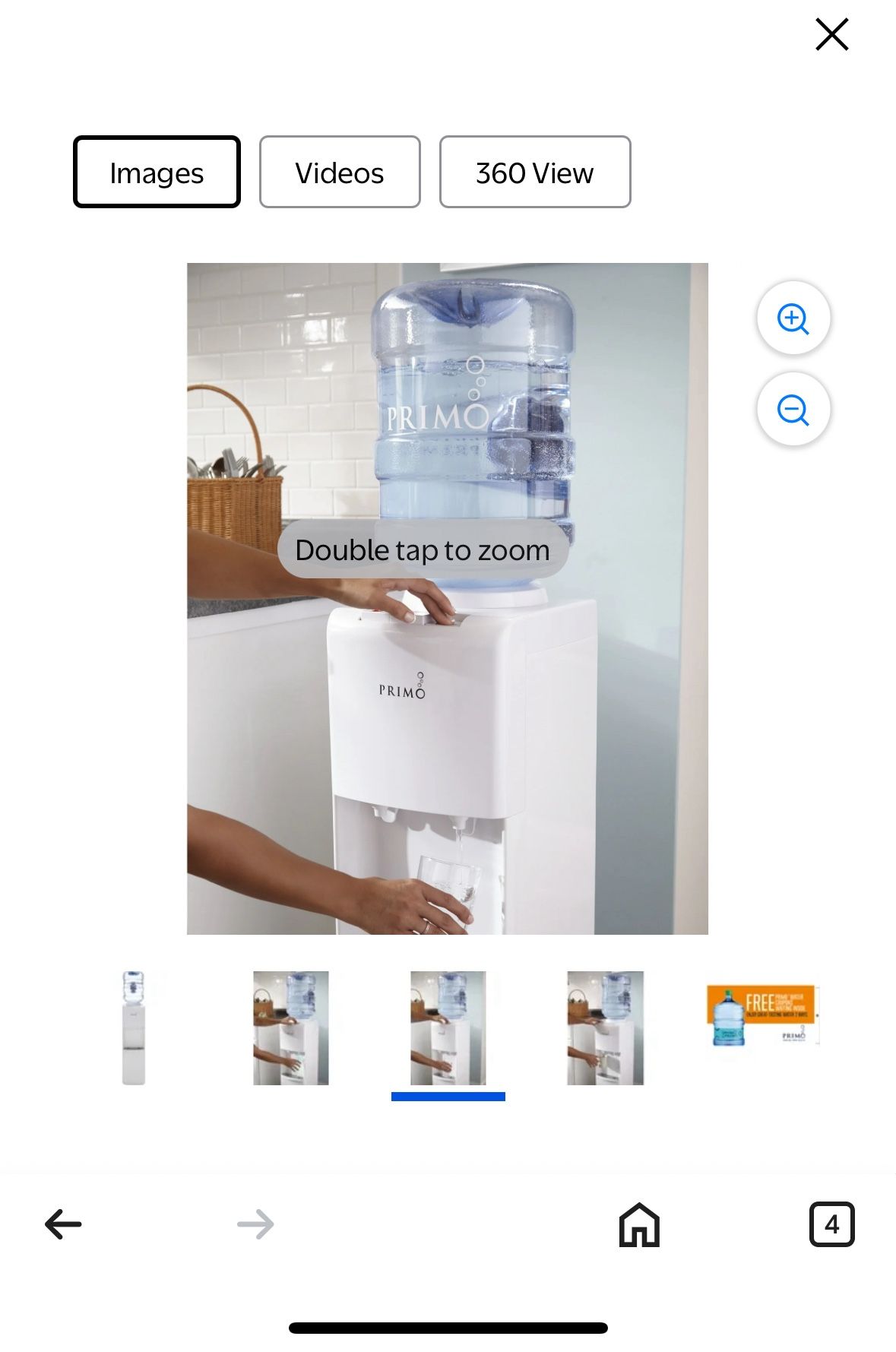 Primo Water Dispenser Top Loading Hot/cold