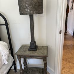Night Stand + Lamps 