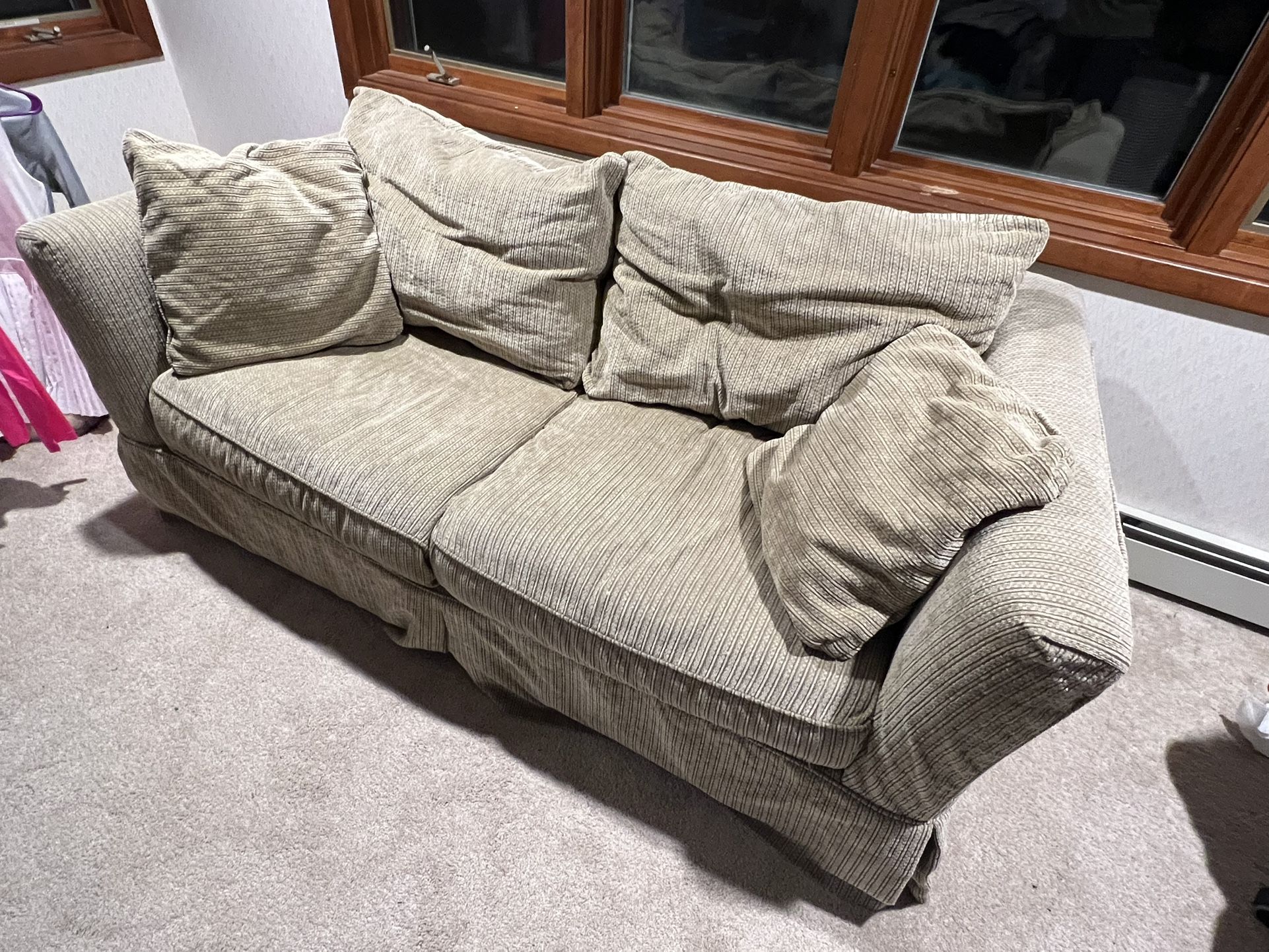Arhaus Loveseat with washable slip cover