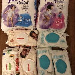 Pull Ups Diapers & wipes