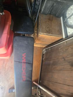 Weider adjustable flat weight bench