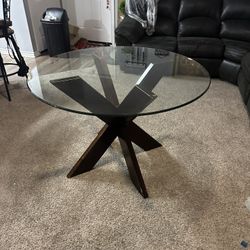 glass table