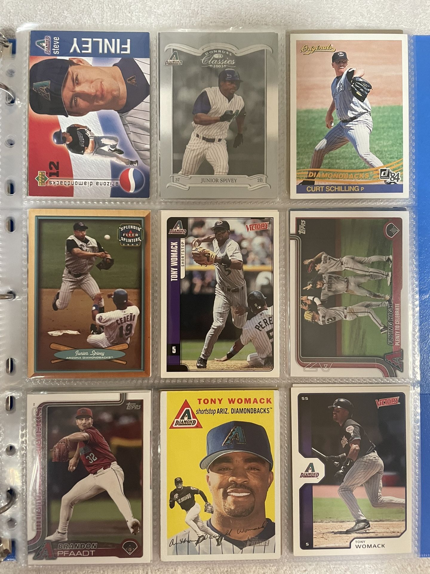 135 Baseball Cards Dbacks/rookies