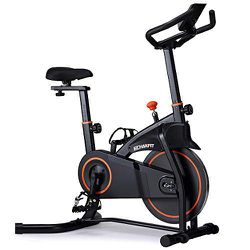 Like New ECHANFIT Indoor Exercise Bike Stationary Cycling with Quiet Smooth Belt Magnetic Resistance for Cardio Training Fitness at Home and Studio


