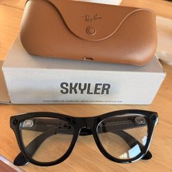 Ray-Ban Meta Skyler Stealth Mode Gen 1 Blue Transitions