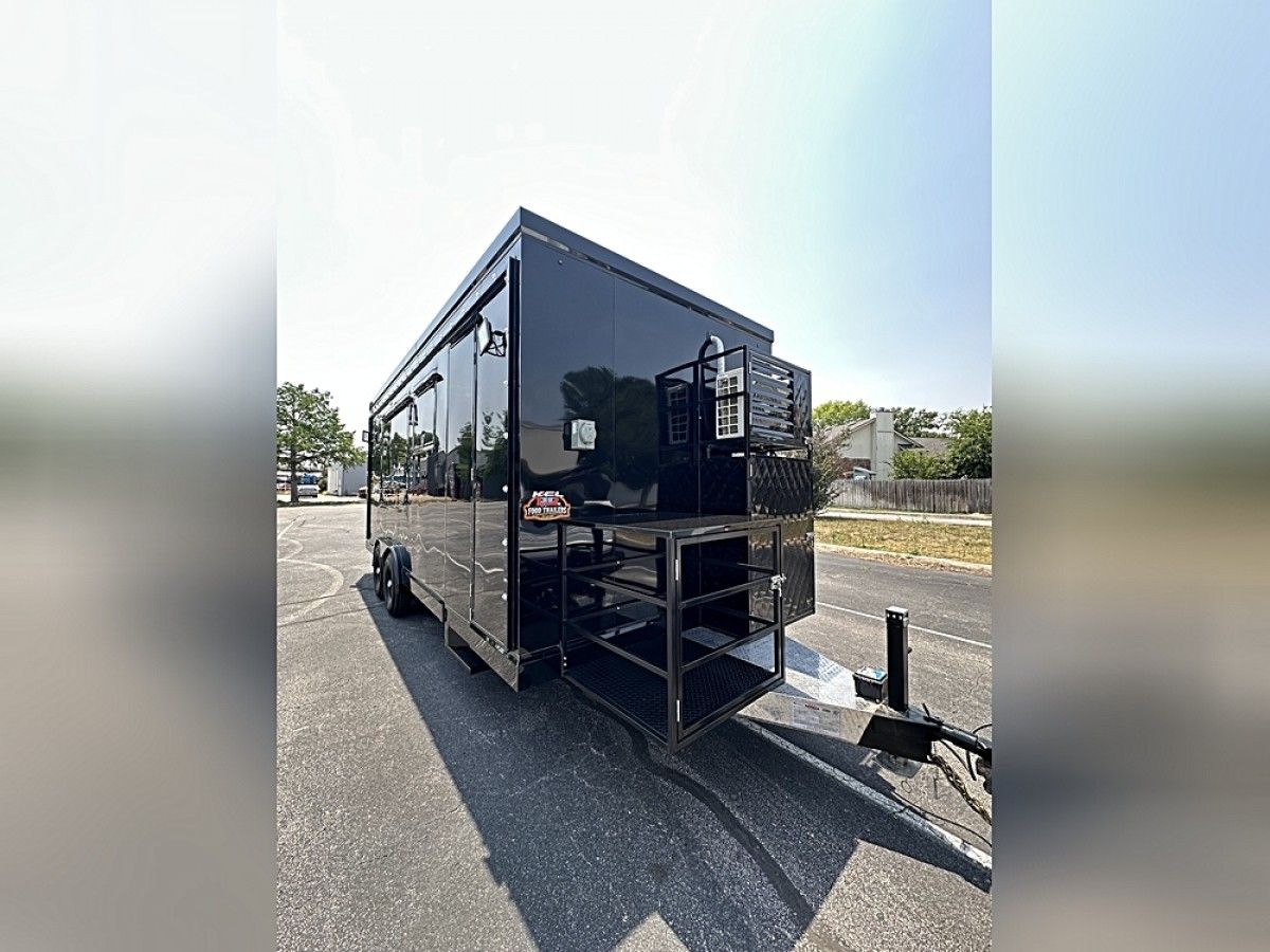 2025 NURMAN 8X20 KLC FOOD TRUCK TRAILER BLACK