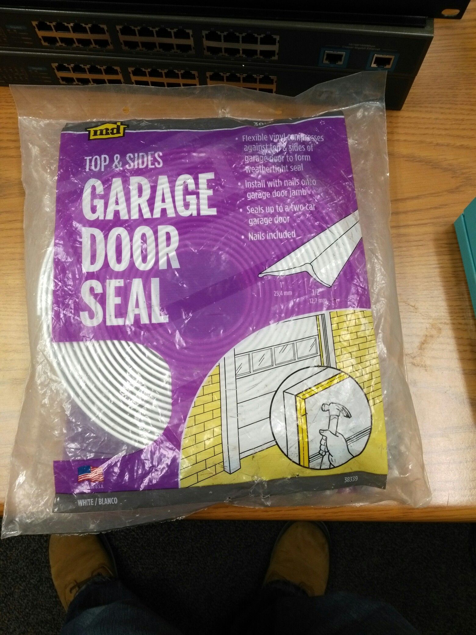 MD Garage door seal Brand New top & sides