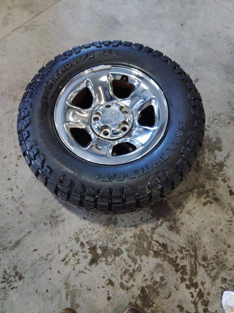 Brand New All-Terrain Tires With Rims $800