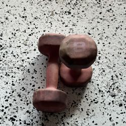8 LBS dumbbells Pair 