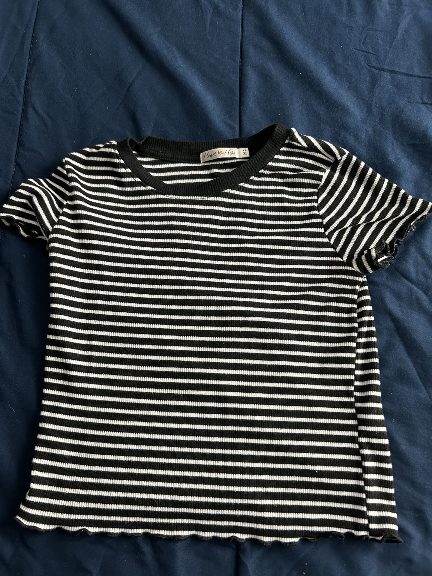 Black And White Striped Shirt