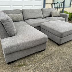 Grey Costco Sectional Couch! Pick Up!