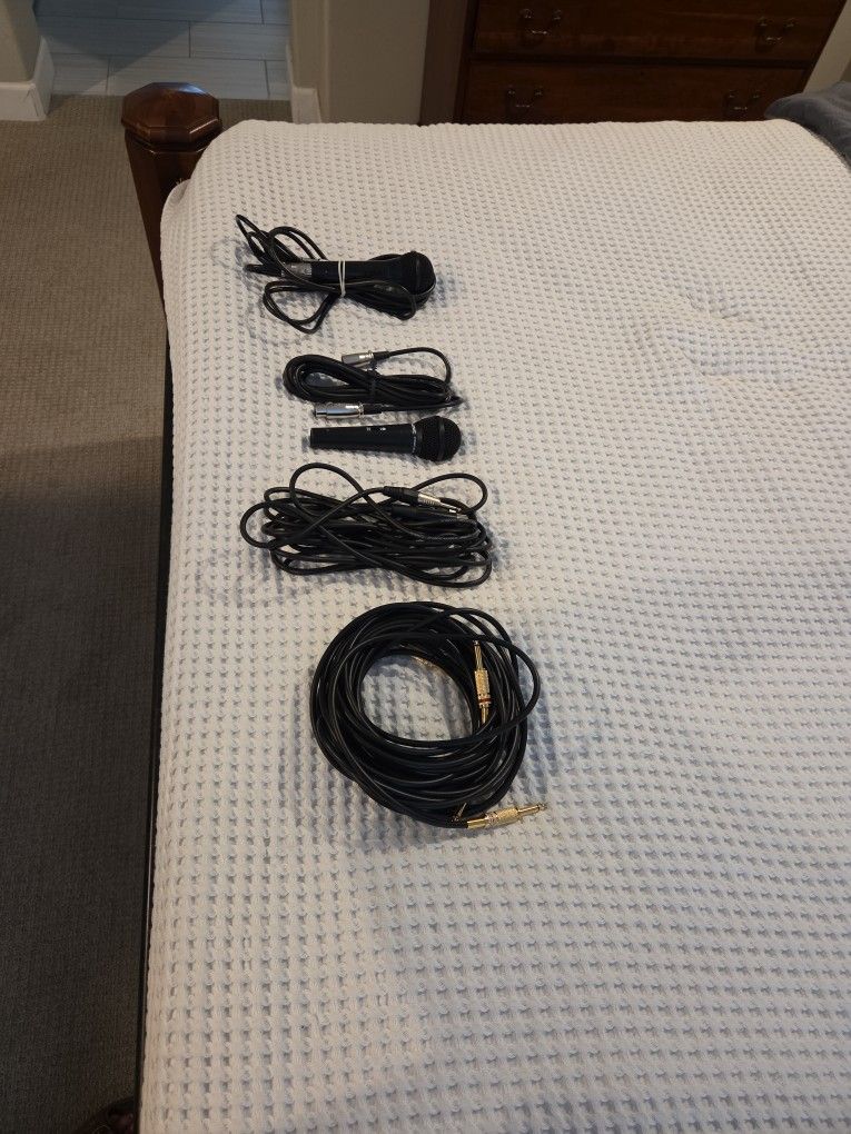 Microphones And Cables