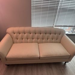 Arhaus White Couch