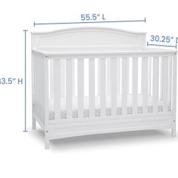 Convertible baby and toddler crib Delta