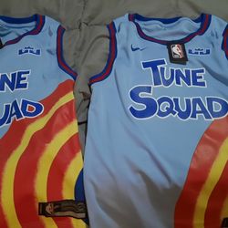 Tune Squad Jerseys Size L And Small 