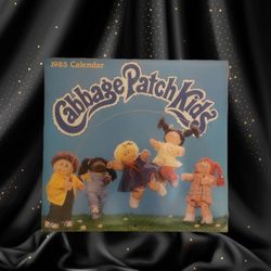 FACTORY SEALED 1985 Cabbage Patch Kids Calendar - New Old Stock