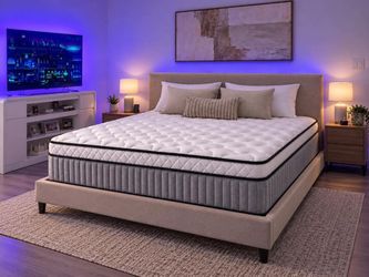 📍Queen Mattress 12 Inch,Hybrid Queen Size Mattress medium firm  P-18