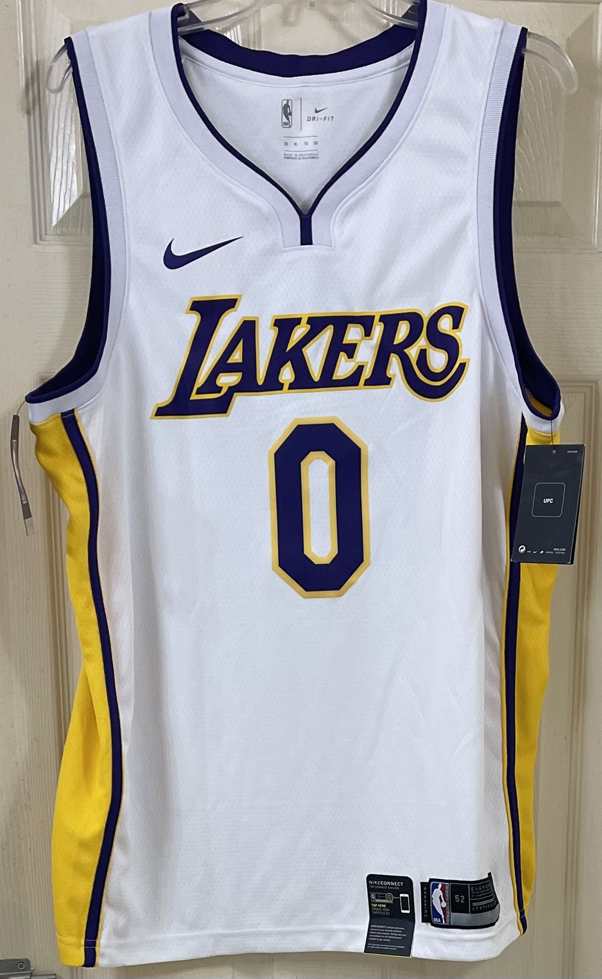 Lakers Kuzma 0 Jersey Basketball NBA SWINGMAN Nike size XL