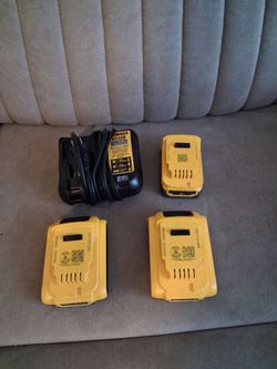 Baterías para taladro marca De Dewalt de 20 V