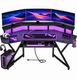 72” Gaming Desk