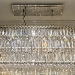 Schonbek Swarovski Crystal Pendant 36”