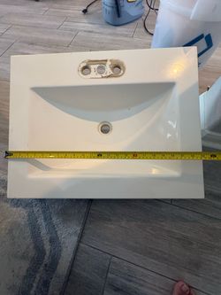 Modern vanity sink countertop combo