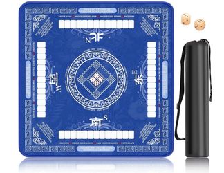 Brand New Mahjong Game Mat with Dice and Carrying Case