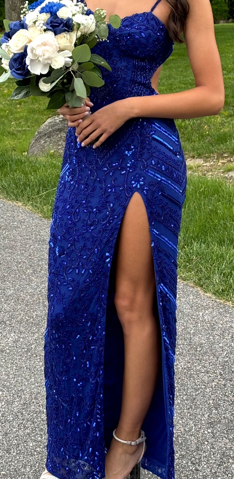 Electric Blue Prom Dress - joarbit.com