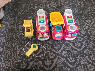 Kids Toy Lot – VTech Fire Trucks & RC Dump Truck